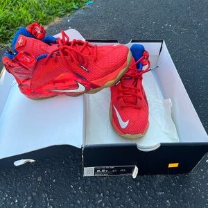 Orange Lebron James sneakers 🔥☄️